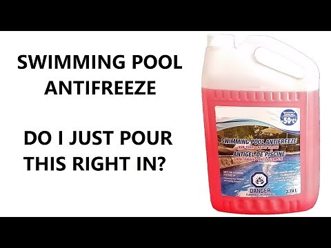 How Do You Use Pool Antifreeze?