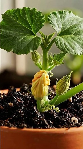 Growing Acorn Squash From Seed Time Lapse – 80 Days