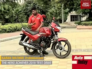 We ride the Achiever, the latest motorcycle from Hero