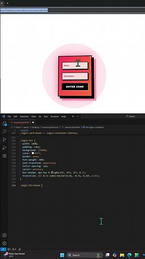 Figma to CSS 3D Login Form UI | Web Design Tutorial for Beginners #coding #htmlcss