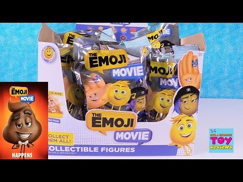 The Emoji Movie Blind Bag Figures Full Box Toy Review Golden | PSToyReviews