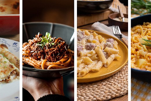 21 recetas de pasta italiana con las que no aburrirte nunca