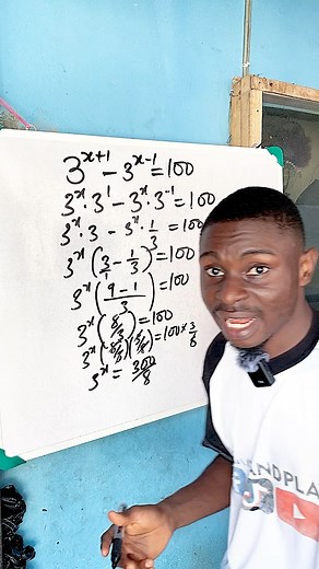 Learning how to solve exponential equations | Joseph Abijah tutorials
