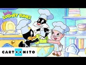 Messy Cooking with the Baby Looney Tunes | Cartoonito