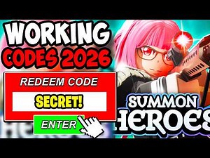 *NEW* ALL WORKING CODES FOR SUMMON HEROES IN 2026! ROBLOX SUMMON HEROES CODES