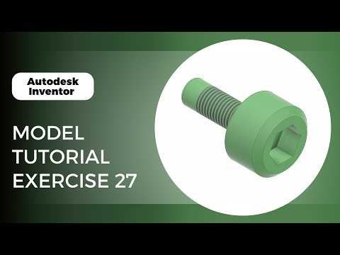 Autodesk Inventor Exercise 27 Tutorial | Step-by-Step Beginner Practice (2026)