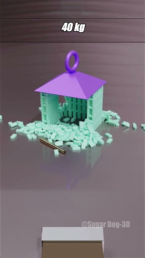 Satisfying collision simulation in Blender✴️🍩#3danimation#simulation #asmr #shorts