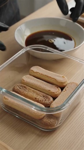​☕Easy No-Bake Tiramisu in under 60 seconds! Rich, creamy, and layered with coffee-soaked ladyfinger
