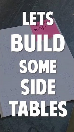 Lets Build Some Side Tables #woodworking #diy