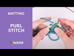 How to Knit: Purl Stitch (The Norwegian Purl)