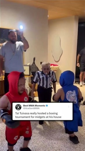 Tai Tuivasa hosts midget boxing tournament