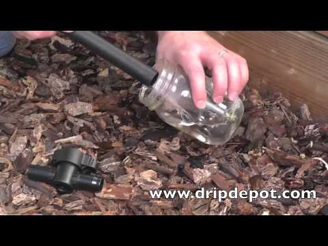 How To Connect Two Sections of Poly Tubing With a Barbed Coupling Valve