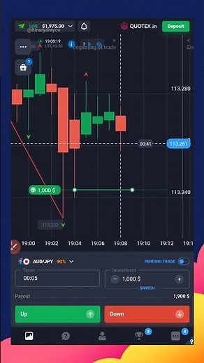 quotex.in $1000 Trade Profit (Super Signal) Live Account #trading #howtousequotex #qxbroker #quotex