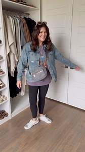 5K views · 84 reactions | A graphic tee, denim jacket and leggings...