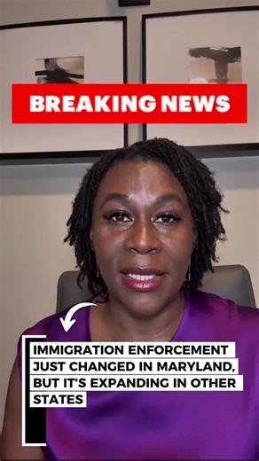 🚨 BREAKING IMMIGRATION UPDATE 🚨 Maryland just passed a new law banning local police from working with ICE under the 287(g) program. That means local jails in Maryland can no longer question inmates about immigration status or turn them over to ICE through that partnership. But here’s what most people are missing; ICE enforcement is actually expanding nationwide. Republican-led states like Florida, Texas, Georgia, and Arkansas STILL require local jail participation in 287(g). And nationwide, IC