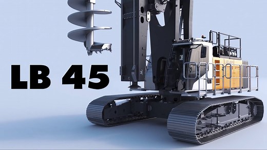 A higher torque, a wider range of applications and useful assistance systems for improved operator comfort and increased safety in one elegant design: Liebherr presents the new drilling rig LB 45, successor to the proven LB 36. | Liebherr Construction