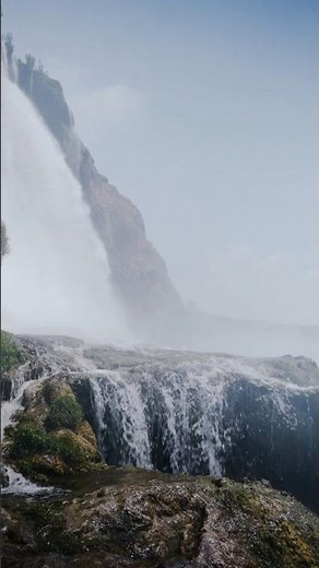 Nature’s Power 🌊 Mesmerizing Waterfall in 4K #shorts