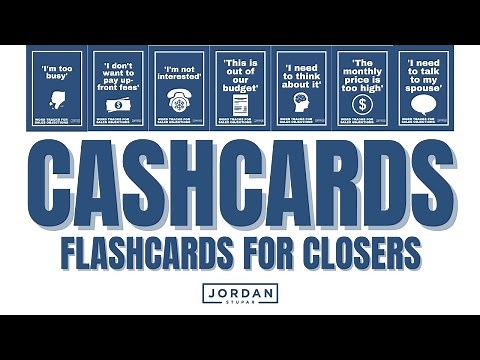 Cashcards: 30 Flashcards for Handling ANY Sales Objection