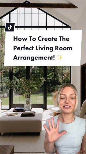 How To Create The Perfect Living Room Arrangement! ✨