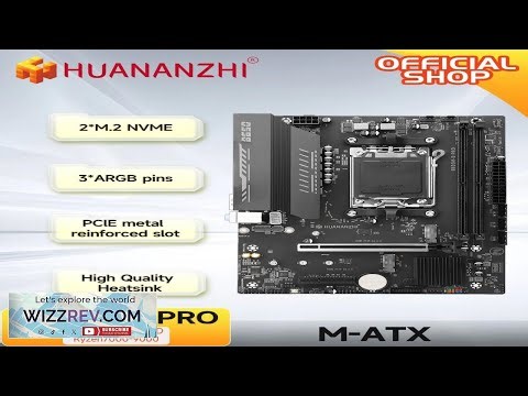 HUANANZHI B650M B PRO AMD AM5 Motherboard Support Ryzen R5 R7 7000