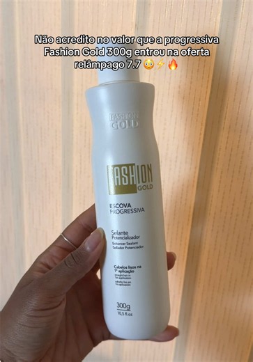 Progressiva Fashion Gold 300g: como usar em casa e resultado sem frizz