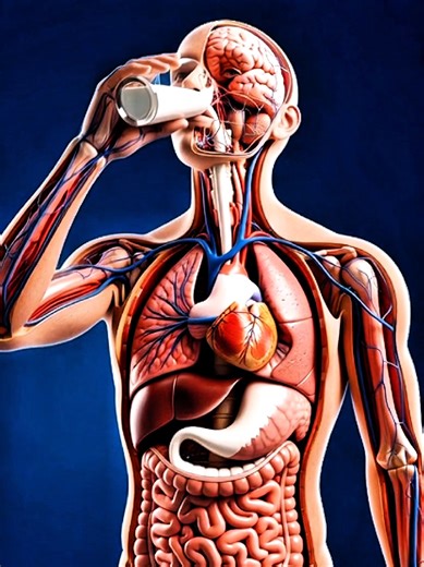 What happen Milk 🥛 health in human body #aihuman #humanbodyhealth #animation #fypviraltiktok #enemy