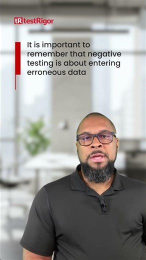 How do you handle negative testing in an SAP environment?