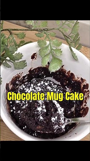 EASY CHOCOLATE MUG CAKE IN THE MICROWAVE!