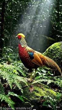 The Majestic Golden Pheasant: A Golden Masterpiece of Nature ✨