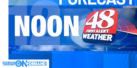 48 First Alert Weather: Monday afternoon weather forecast