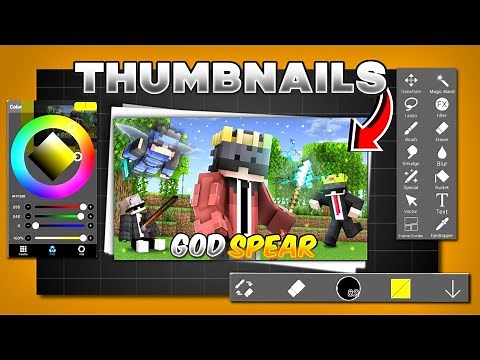 How to make PROFESSIONAL Minecraft Thumbnails 🔥|| full Master Class ||