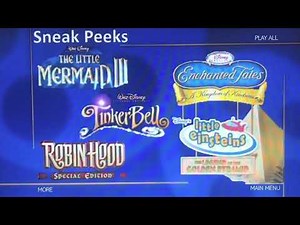 Disney Flushed Away 2006 DVD Menu Walkthrough