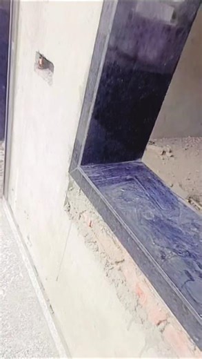 new grnite window frame... #viral #homedecor #windowfarm #construction #home