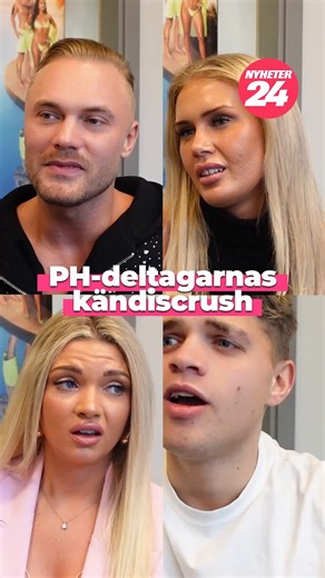 Årets Paradise Hotel-deltagare avslöjar vem de tycker är Sveriges snyggaste kändis...👀#paradisehotel