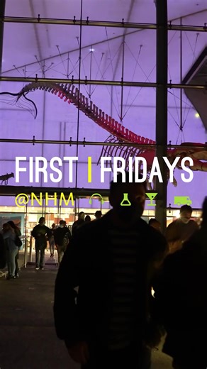 Live music and DJs, dinosaurs after dark, and museum collections to explore. First Fridays transforms NHM into LA's ultimate evening event! 🎵🦖 | Natural History Museum of Los Angeles County