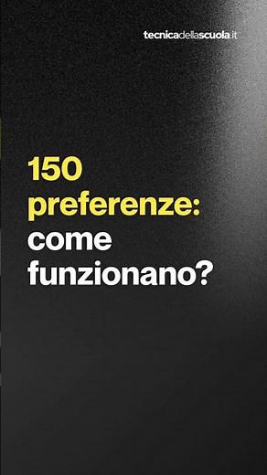 Come si compilano le 150 preferenze?