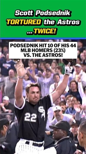 What did Houston do to tick off Scott Podsednik?? 😄