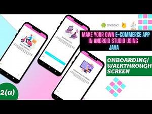 Onboarding Screen Android Studio | Onboarding Walkthrough Intro Screen Layout with ViewPager