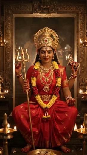 Worshipped as the embodiment of Shakti, Kanaka Durgamma blesses