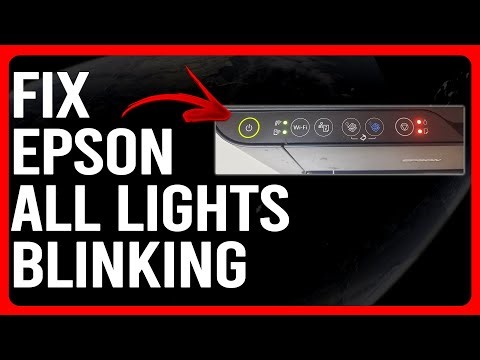How To Fix Epson All Lights Blinking (How To Solve The All Light Blinking Issue In Epson Printer)