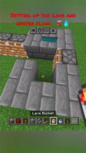 Simplest Automatic Stone Farm Tutorial! 🧠🧱 #MinecraftHacks #10kgoal