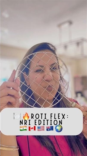 Roti Flex: NRI Edition! 🍽️🔥#shorts #funny