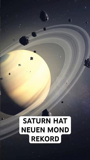 Saturn hat jetzt über 160 Monde! 🪐🔭 Rekord im Sonnensystem