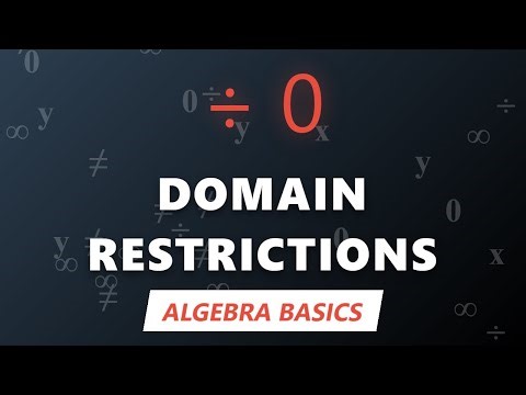 Domain Restrictions: Division by Zero - Algebra Basics