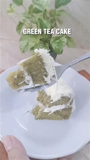 THE EASIEST GREEN TEA CAKE YOU CAN MAKE IT AT HOME | BEGINNER FRIENDLY