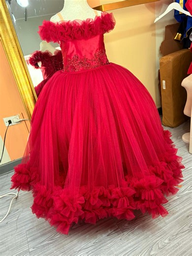 Red Dress for Girls, Red Dress for a First Birthday. Sparkly Red Dress for Girls. Red Dress for a Photo Shoot. Party Dress for Girls. Dress - Etsy