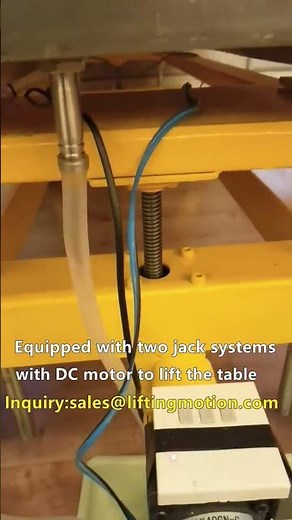 Screw Jack Table Lift, Screw Jck with DC Motor to Lift The Table