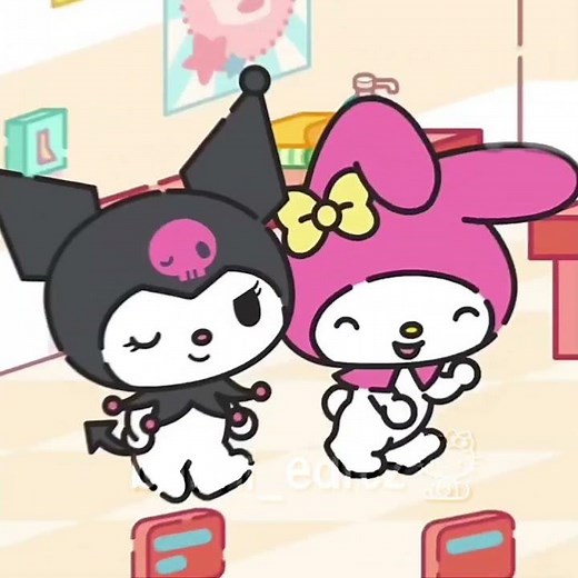 Kuromi and My Melody💗🖤 || Sanrio edit || #hellokitty #fyp #sanrio #hellokittyandfriends #edit