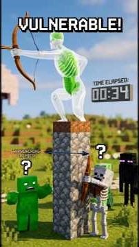 Minecraft Water Tower Hack Nobody Uses #minecraft #shorts