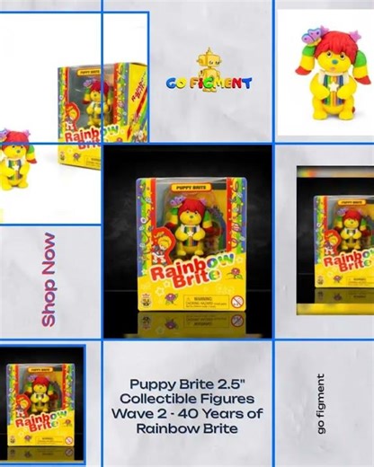 Puppy Brite 2.5" Collectible Figures Wave 2 - 40 Years of Rainbow Brite
